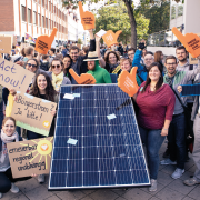 Das Bürgerwerke-Team beim Klimastreik in Heidelberg