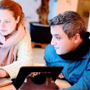 Working in the office