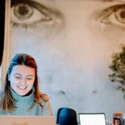 Working in the office