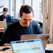 Working in the office